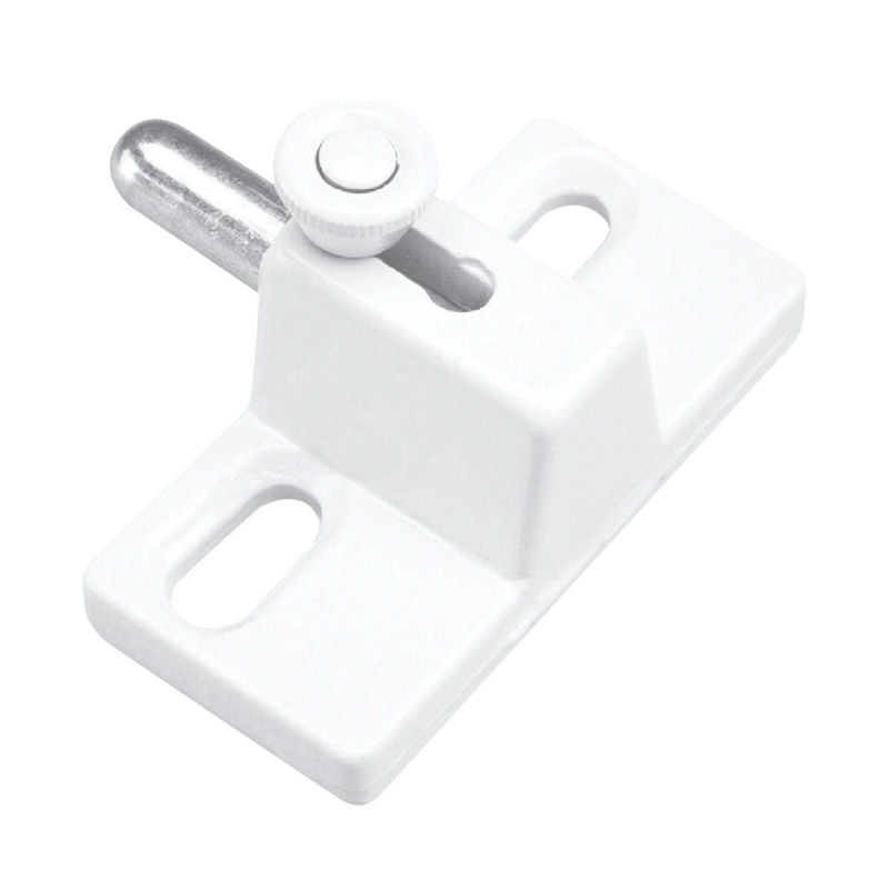 Defender Security White Slide Bolt Patio Door Lock
