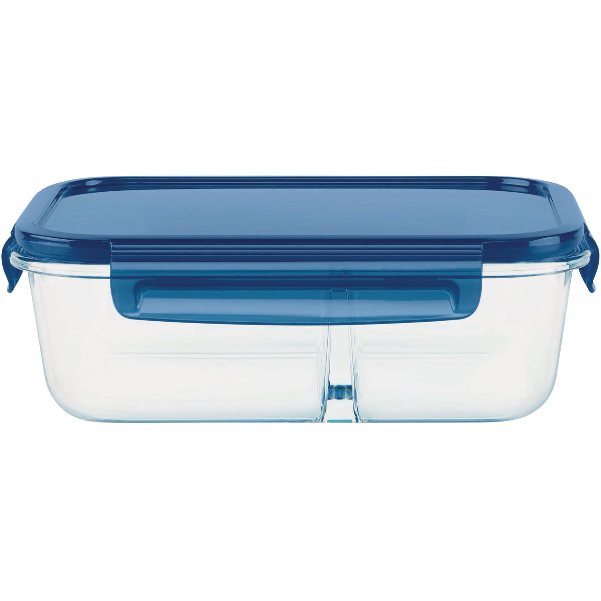 Mealbox 5.5 Cup Rectangular Glass Storage Container With Plastic Cover
