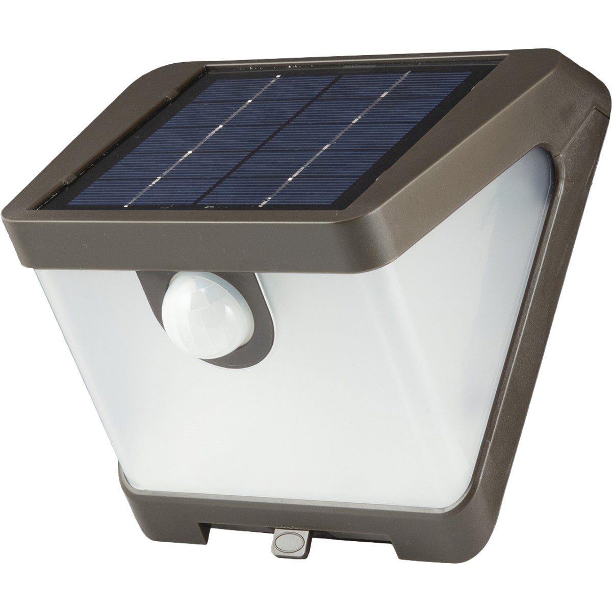 Solar LED Security Wedge Light, Motion Activated, 500 Lumen, Bronze
