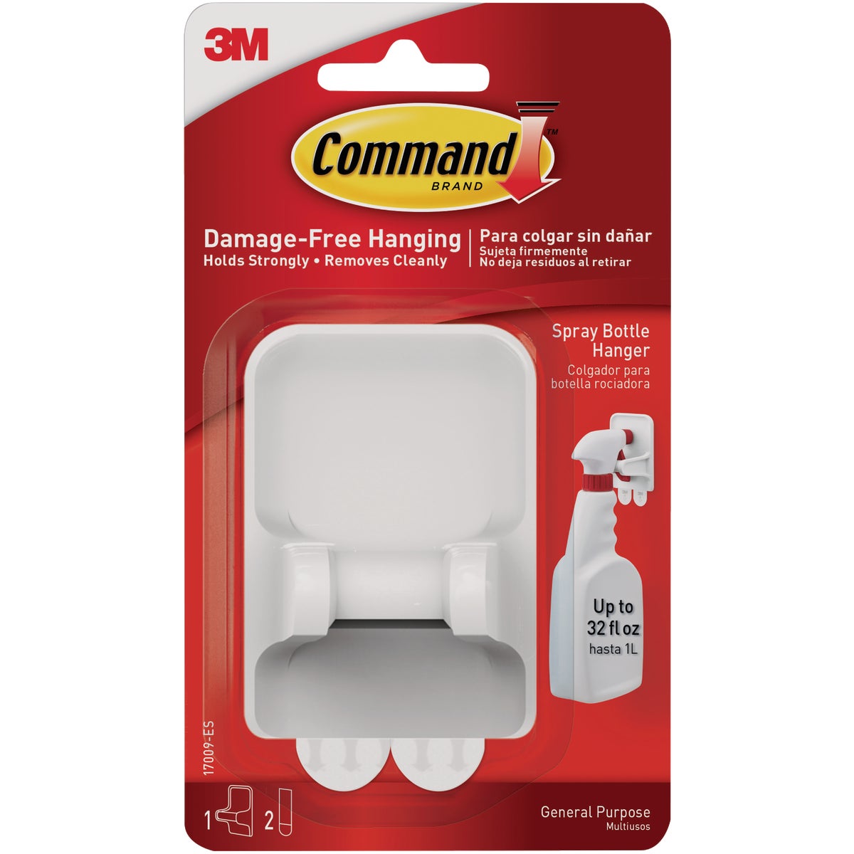 Spray Bottle Hanger, White