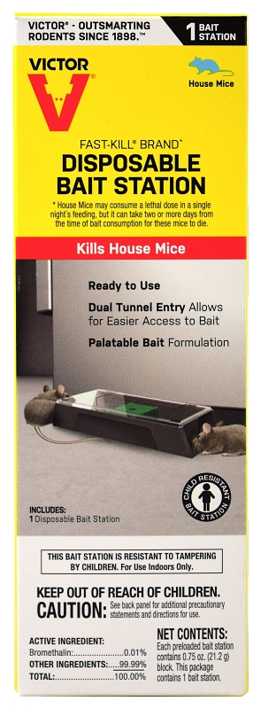 Mouse Bait Station, Disposable