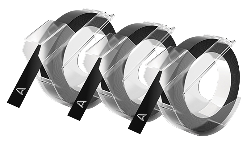 3CT BLK EMBOSSING TAPE