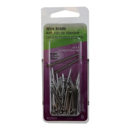 #16 X 1" Wire Brads - 2 Ounce Pack For Versatile Fastening