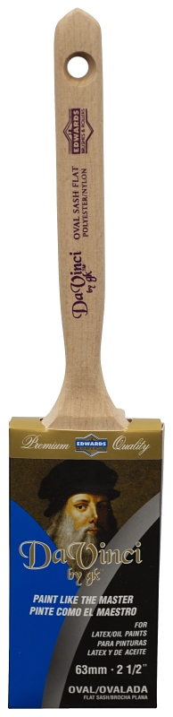 2.5 Inch Flat Sash Paint Brush For Precision Painting