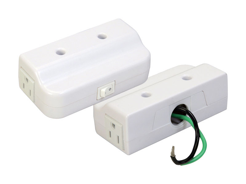 2.5 In. L White Plug-in Led Strip Light With Direct Wire Conversion Box Fa505hb