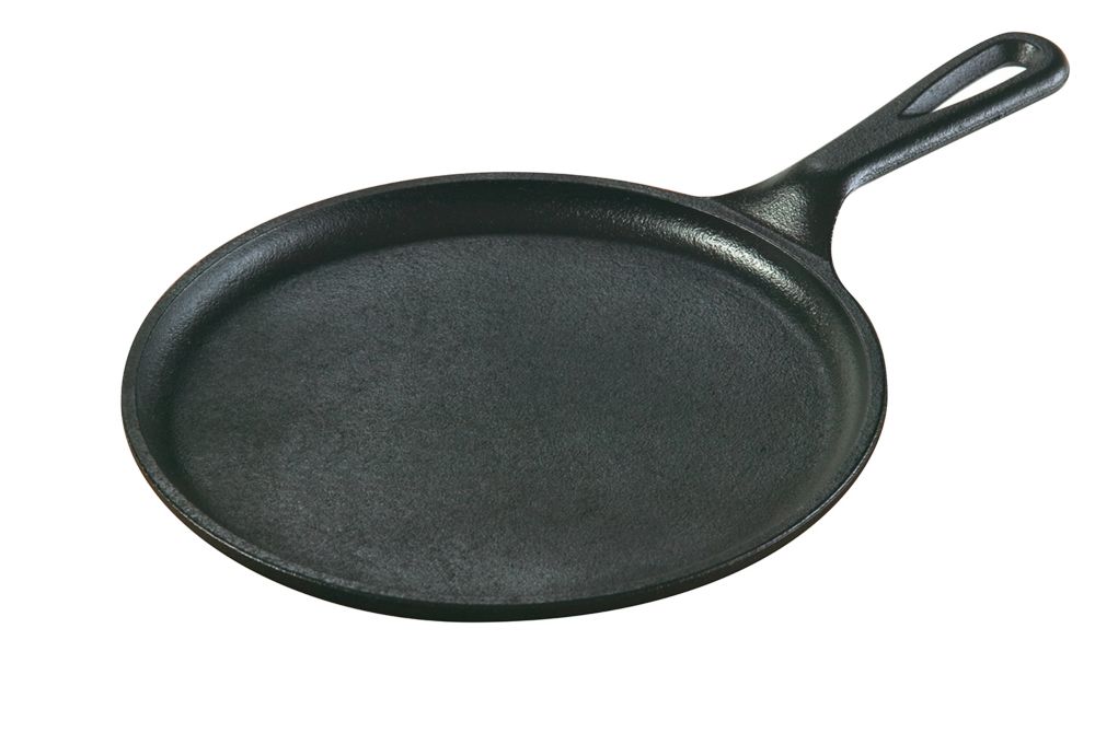 8.38 Inch Pre-seasoned Round Griddle - Cast Iron Cooking Essential
