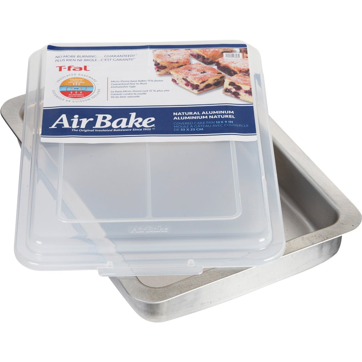Airbake Ultra Covered Cake Pan, 13 X 9 X 2-1/4-inch, Aluminum Construction