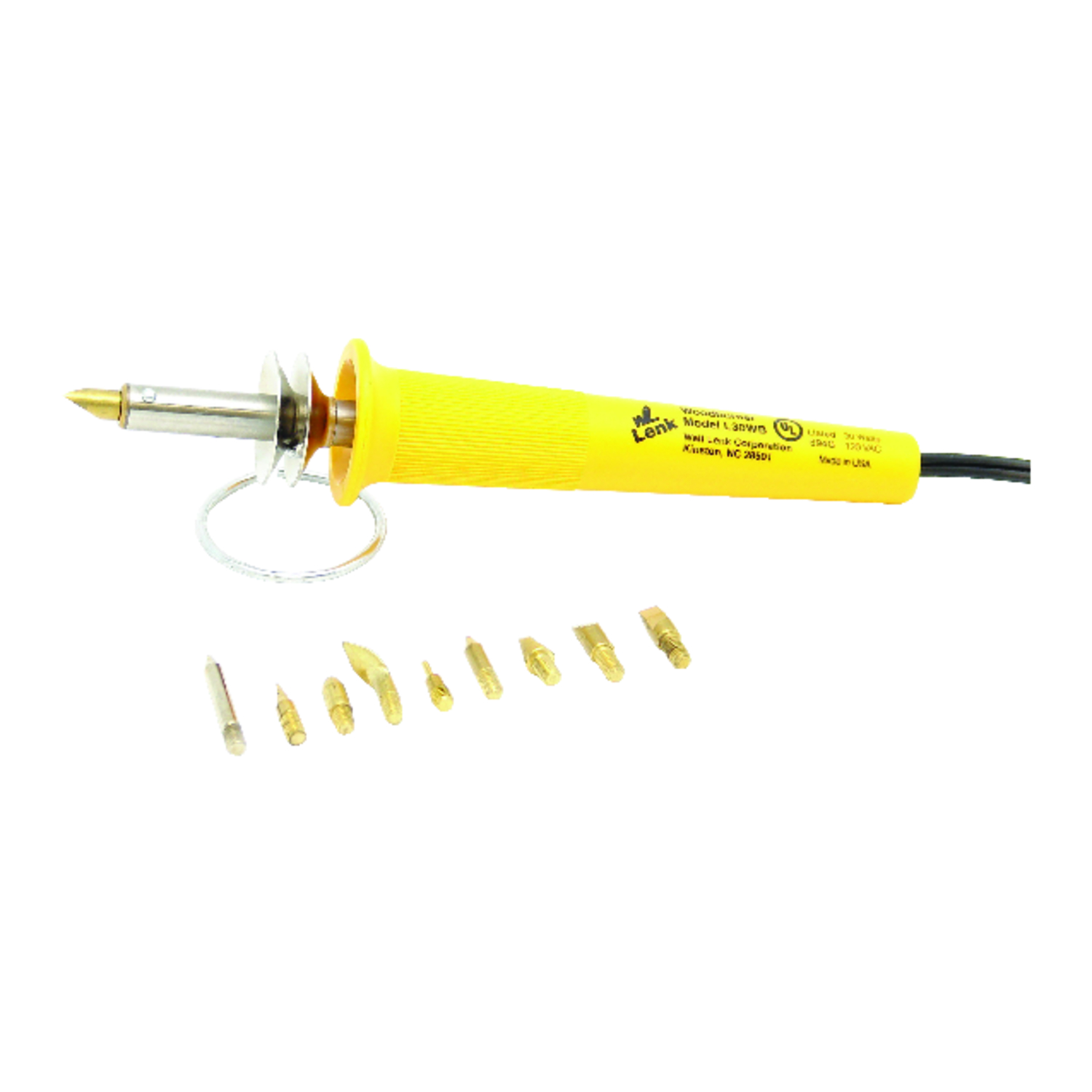 30w 10-in-1 Wood Burning Kit With 10 Tips And Storage Case