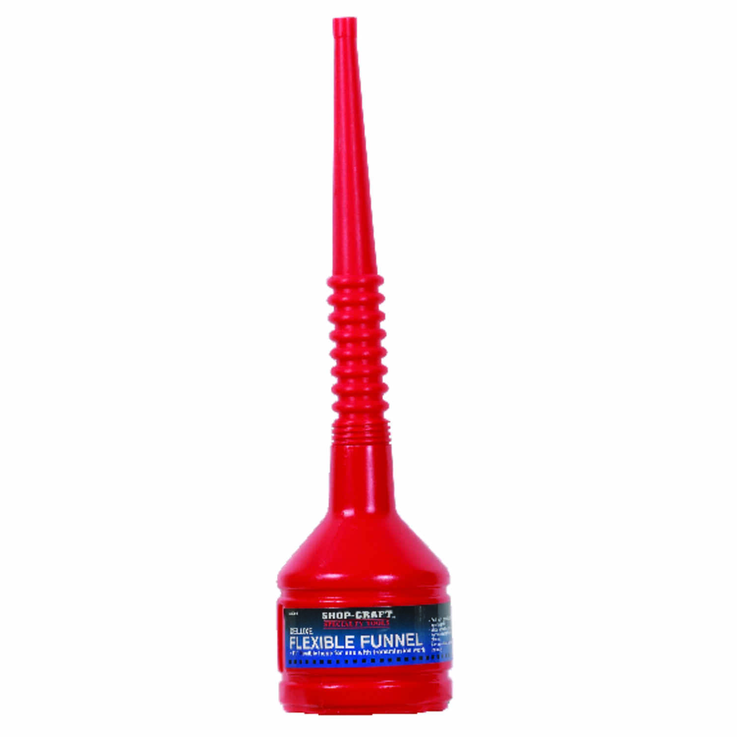Flexible Plastic Funnel With 11" Hose And Wide Neck For Easy Filling