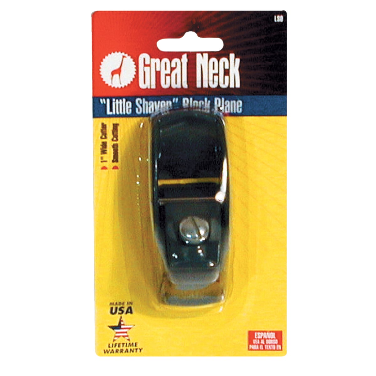 3-1/2 Inch Mini Block Plane With 1 Inch Cutter - Model Lso