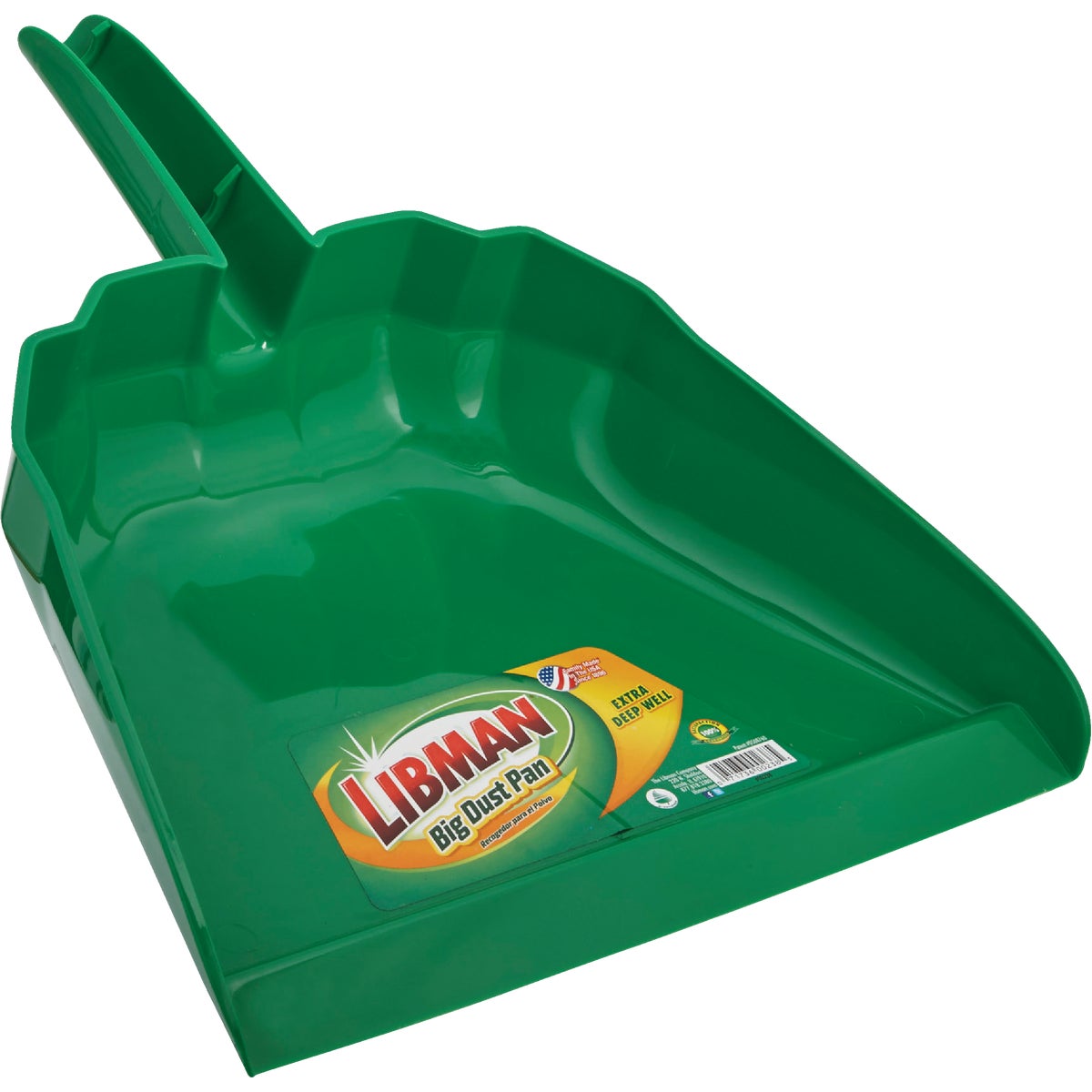 12 Inch Green Polypropylene Big Dust Pan - Model 238