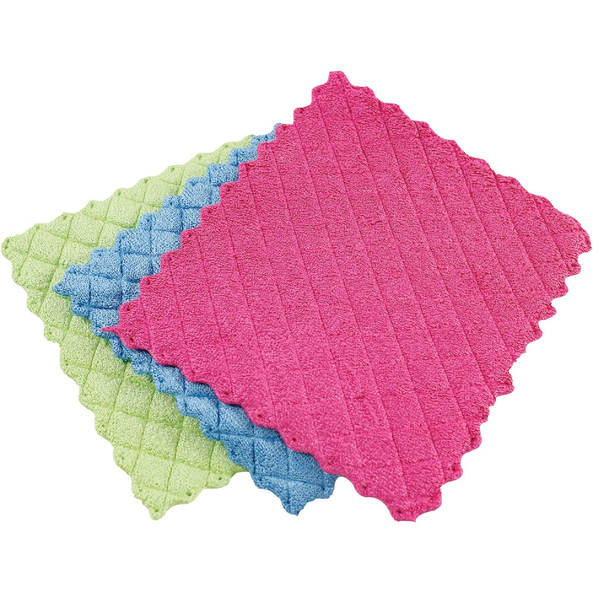 LIBMAN - 10x7 - MICROFIBER SPONGE CLOTH (3CT)