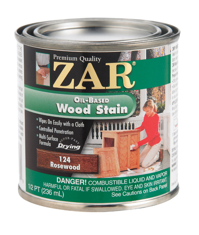 1/2-pint Rose Wood Stain - Semi-transparent Oil-based Finish