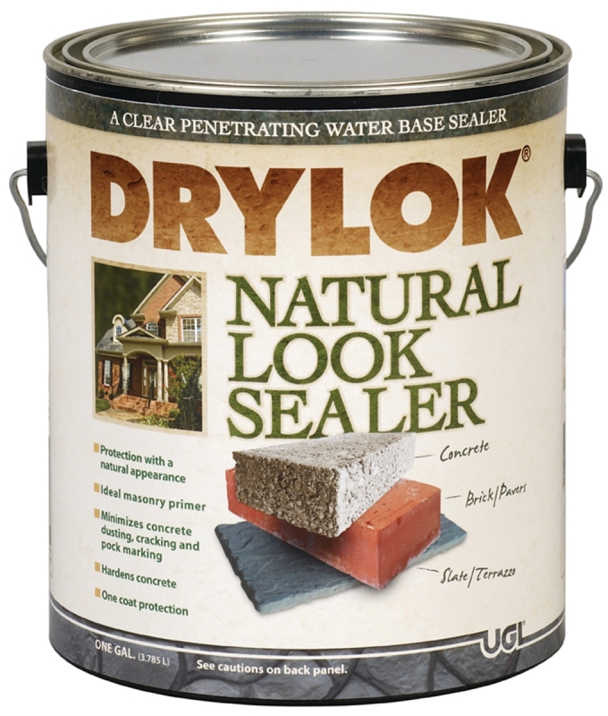 Clear Natural Look Concrete Sealer, 1 Gallon - Waterproofing & Protection
