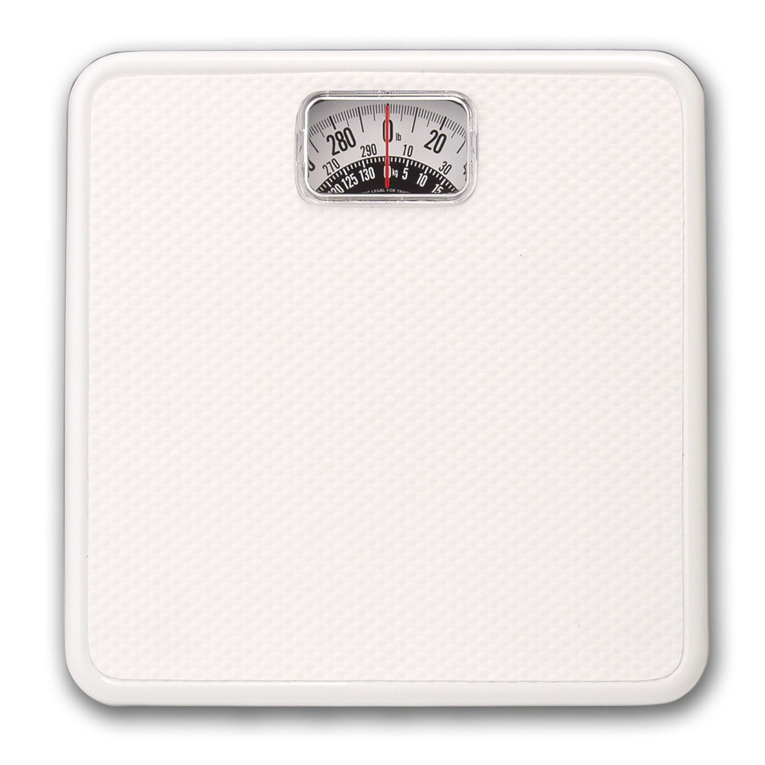 White Square Mechanical Bath Scale