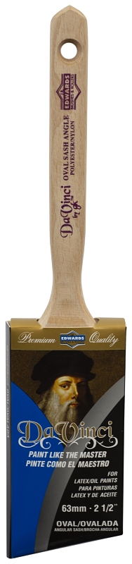 Angle Sash Paint Brush 2.5 Inch Bristle For Precision Painting