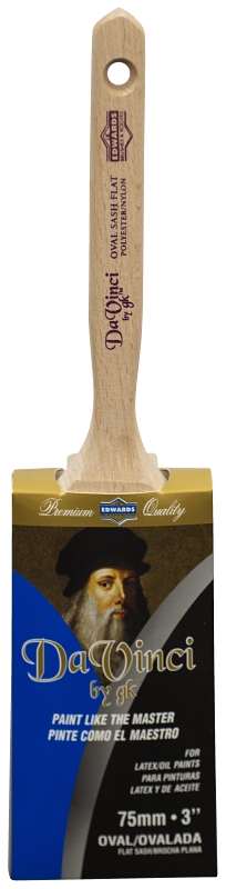 3 Inch Flat Sash Paint Brush For Precision Painting