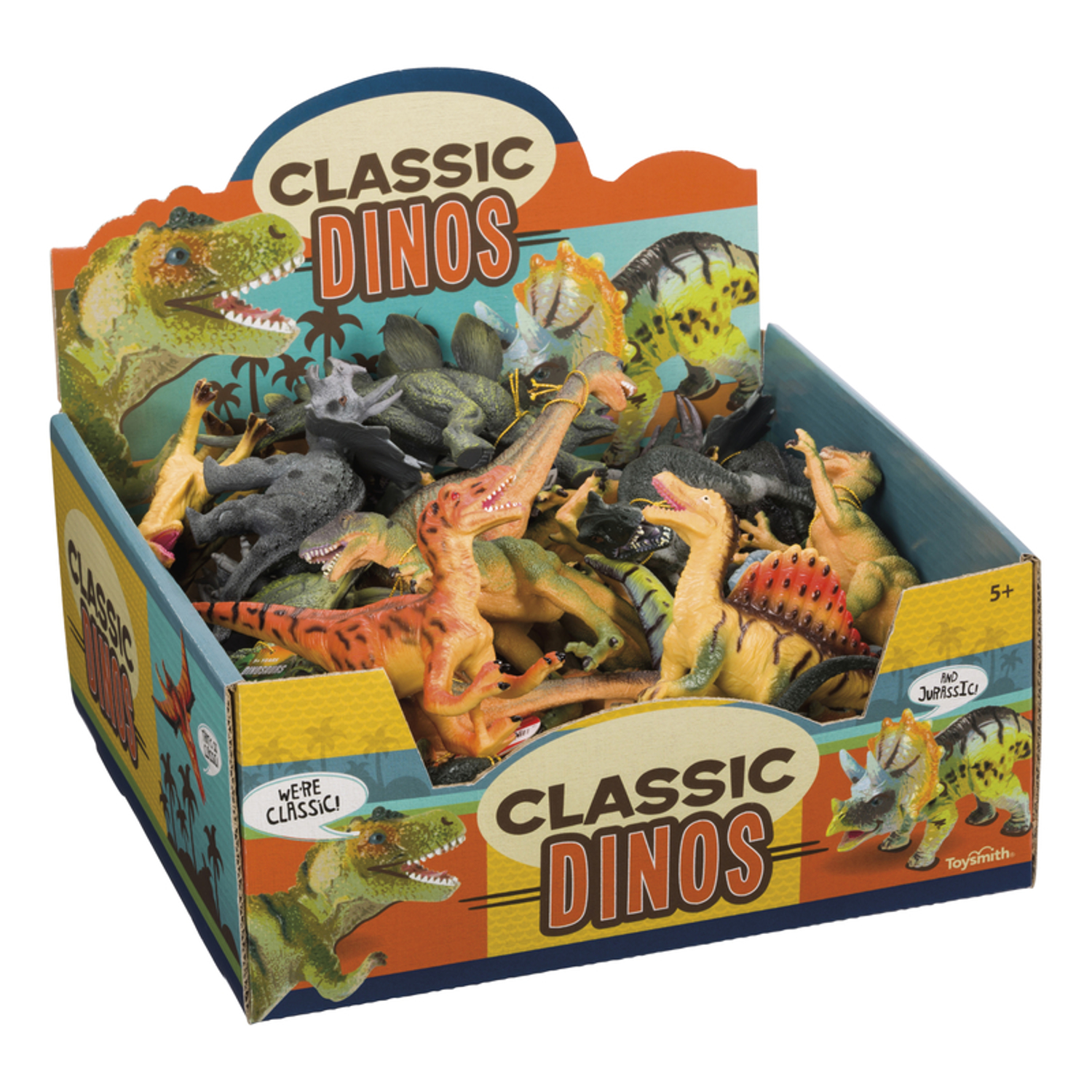 Classic Dinosaur Figure Assorted 4 To 6 Inch Plastic Toy