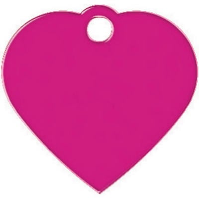 Kaba TAG-HEART-4S Small Heart Tag Pink Pack of 10