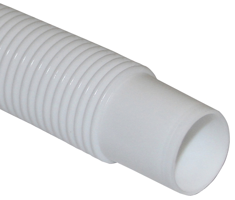 Polyethylene Bilge Hose, White, 1-1/4 x 1-3/4 In. x 50 Ft.