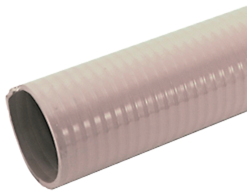 PVC Flexible Spa Hose, White, 1-1/4 In. x 1.66 In. x 50 Ft.