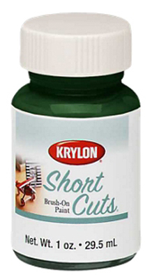 Short Cuts Brush On Paint, Hunter Green, 1-ounce For Small Projects