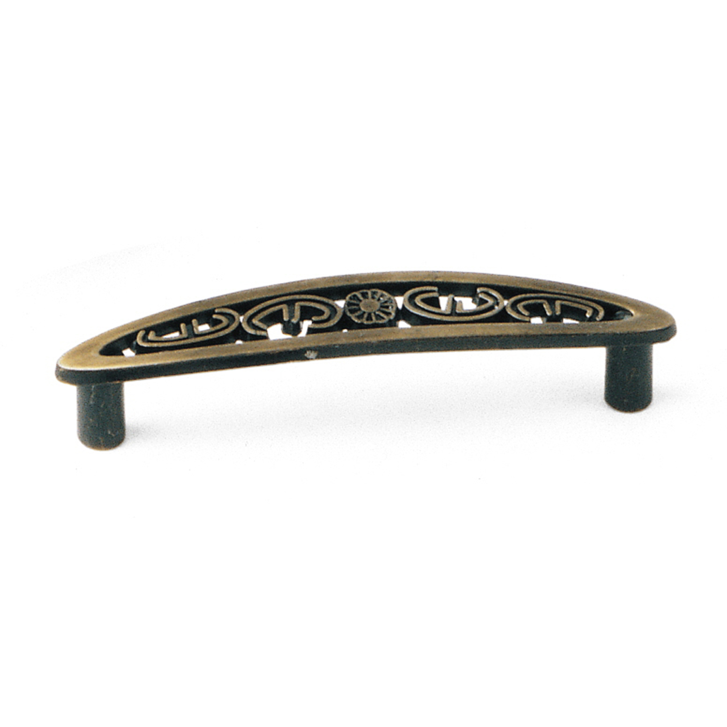 Laurey 3 In. Center-To-Center Antique Brass Center Design Cabinet Pull