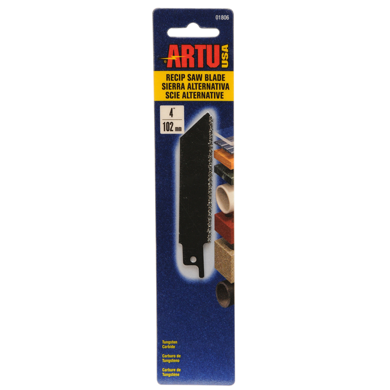 ARTU 4 In. Carbide Grit Reciprocating Saw Blade