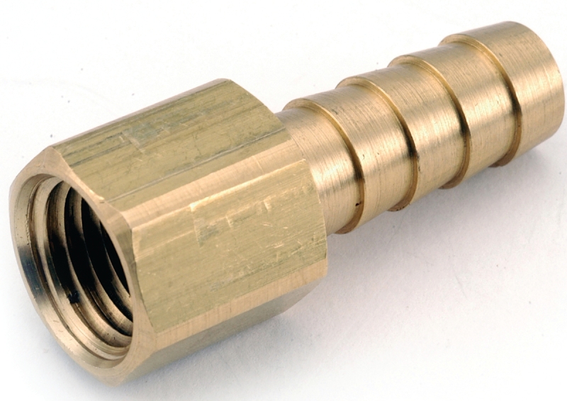 Anderson Metals 3/8 In. ID x 1/4 In. FPT Brass Hose Barb