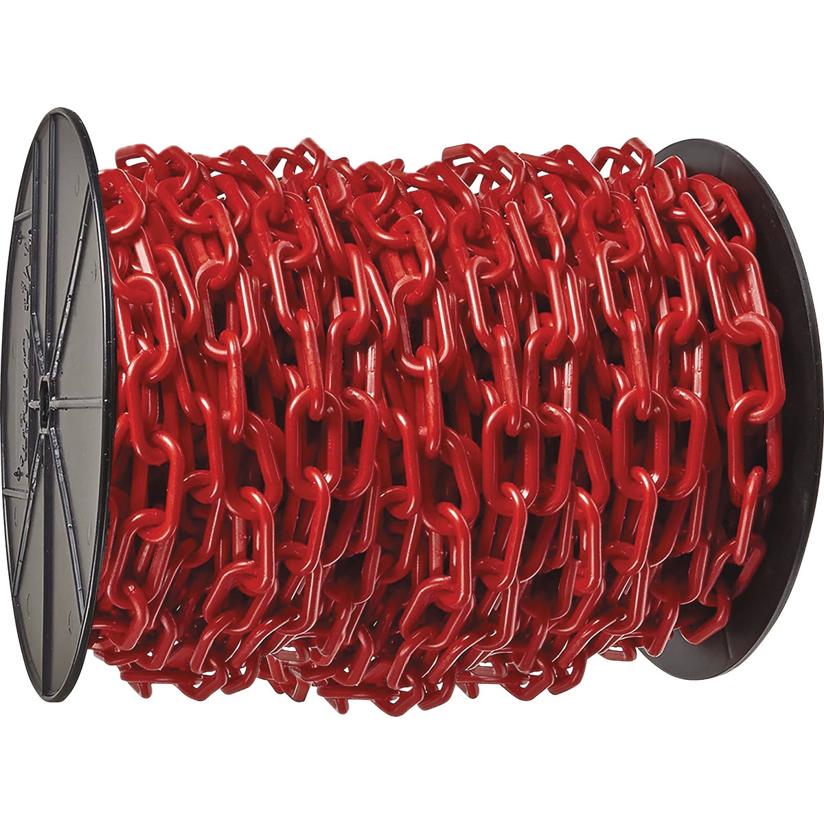#8 Red 125 Ft. Plastic Chain - Durable Crowd Control Solution