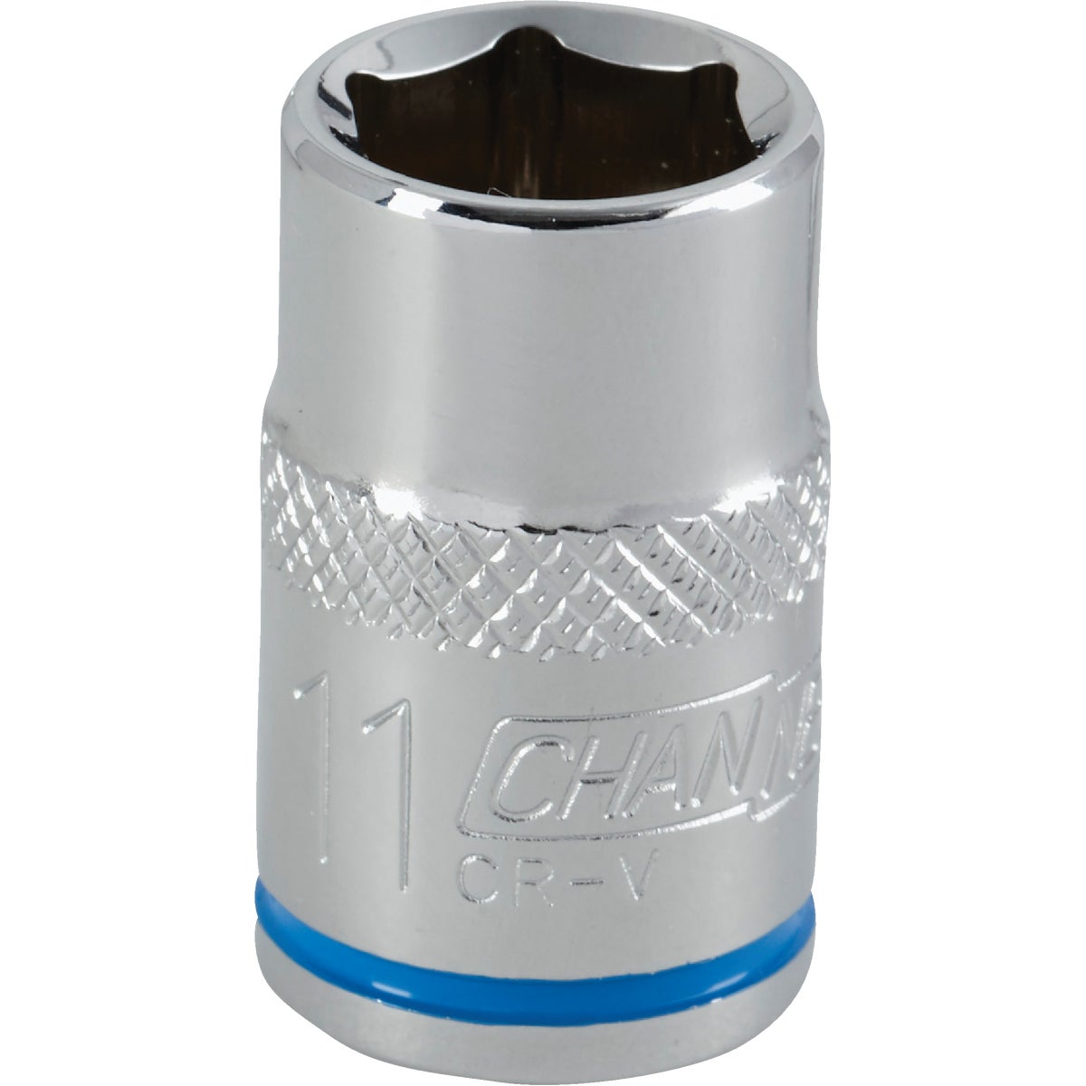 3/8 In. Drive 11 Mm 6-point Shallow Metric Socket - Chrome Finish