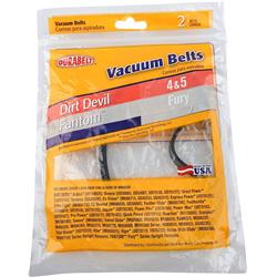 Durabelt Dirt Devil Style Type 4/5 Action, Breeze, Featherlite, and Jaguar Vacuum Cleaner Belt (2-Pack)