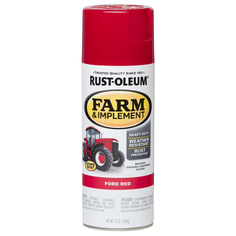 12 Oz. Ford Red Farm & Implement Spray Paint - Gloss Finish