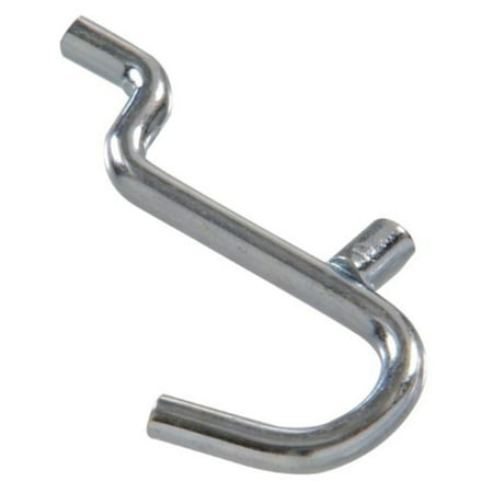 .148" X 1" Zinc Plated Curved Hook And Eye - Model 853044