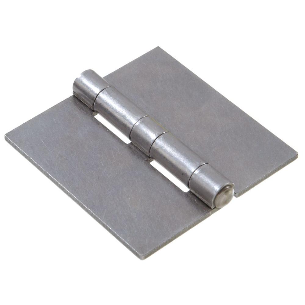 3 in. Plain Steel Weldable Surface Hinge with Square Corner Full Surface Fixed Pin (5-Pack) 3 in. Plain Steel Weldable Surface Hinge with Square Corner Full Surface Fixed Pin (5-Pack)