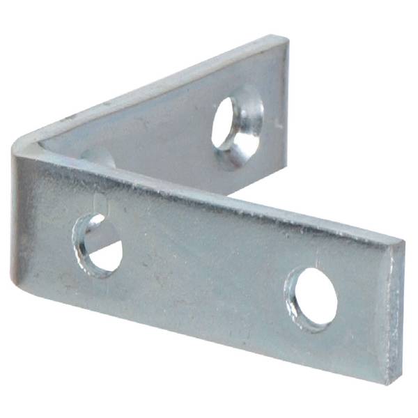 Zinc Plated Corner Brace 1 X 0.5 Inches - Model 851115