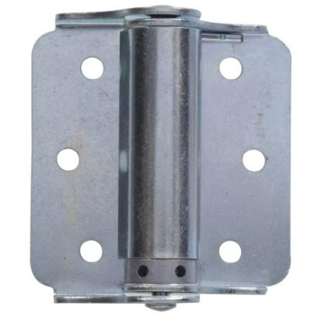 3" Heavy Duty Adjustable Spring Hinge - Zinc Plated - 2 Pack By Hillman