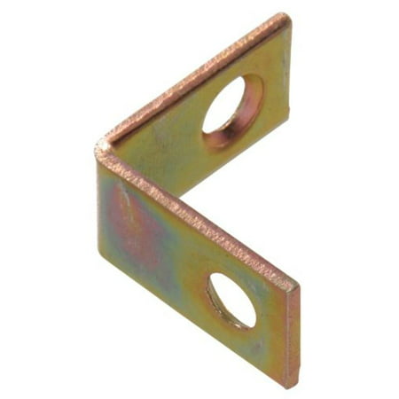 1" X 1/2" Zinc/yellow Dichromate Corner Brace Mending Plates Model 851120