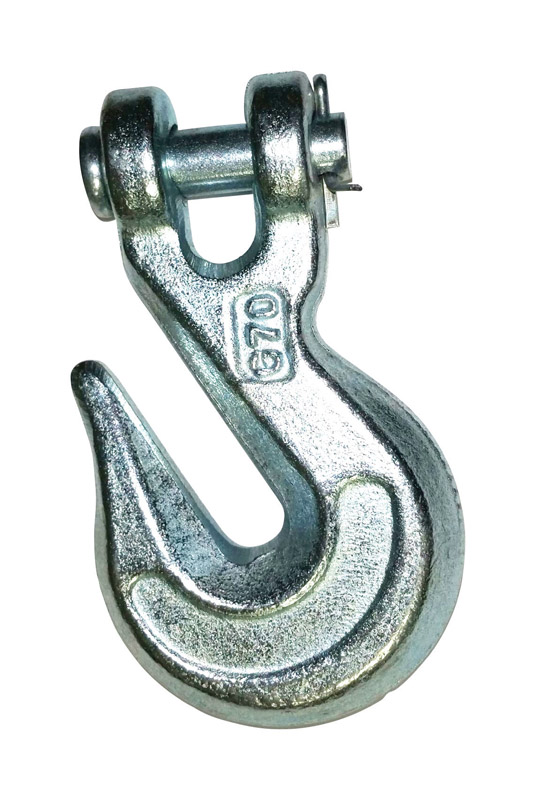 4 In. Clevis Grab Hook 4700 Lb Working Load Steel Galvanized Finish