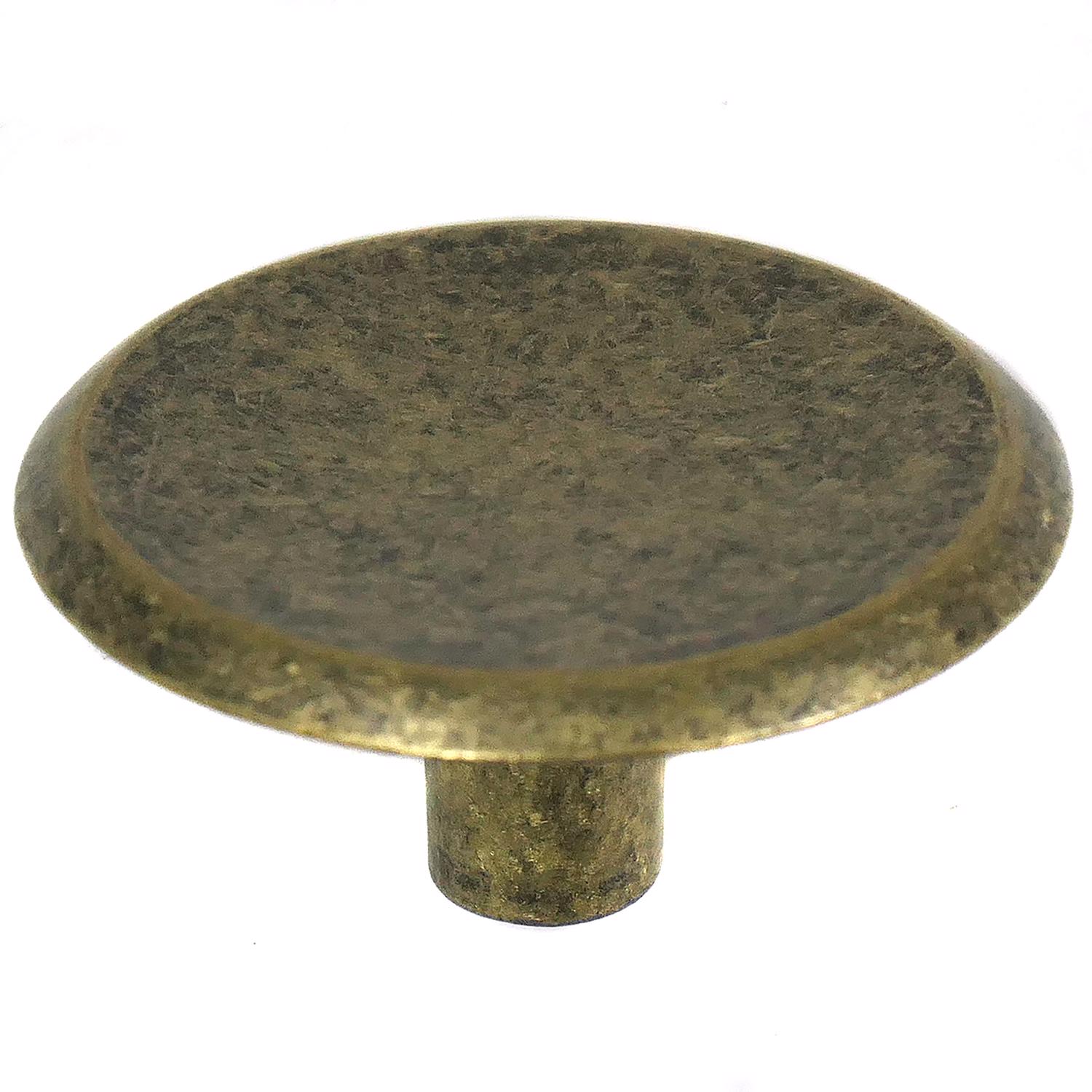 Laurey Modern Standards 1-1/2 In. Dia. Antique Brass Concave Cabinet Knob