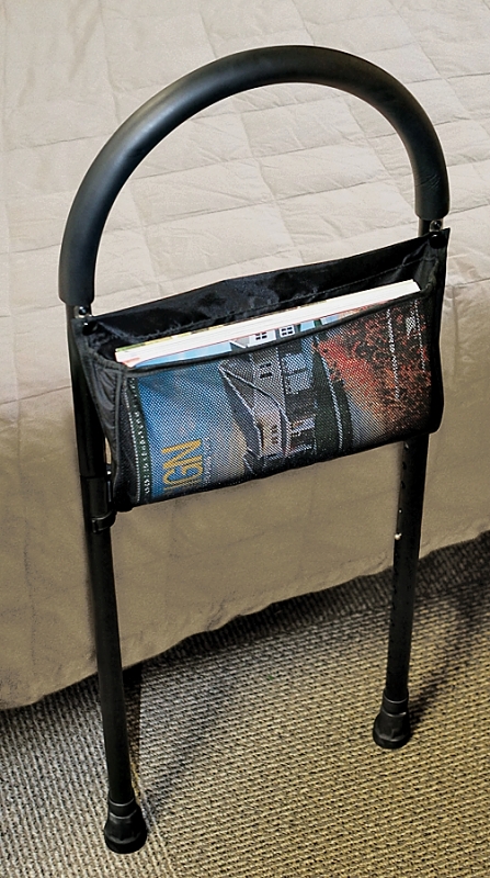Bed Assist Bar With Soft Grip Handle And Storage Pocket, Model Mds6800ba