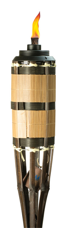 Tiki Bamboo Brown 60 In. Cypress Garden Torch - Model 1117086
