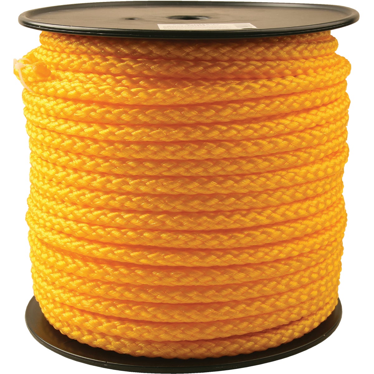 1/2 In. X 250 Ft. Yellow Braided Polypropylene Rope - Marine Quality