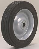 Pro #06509 6" X 1-1/2" Symmetrical Hub Ball Bearing Steel Wheel