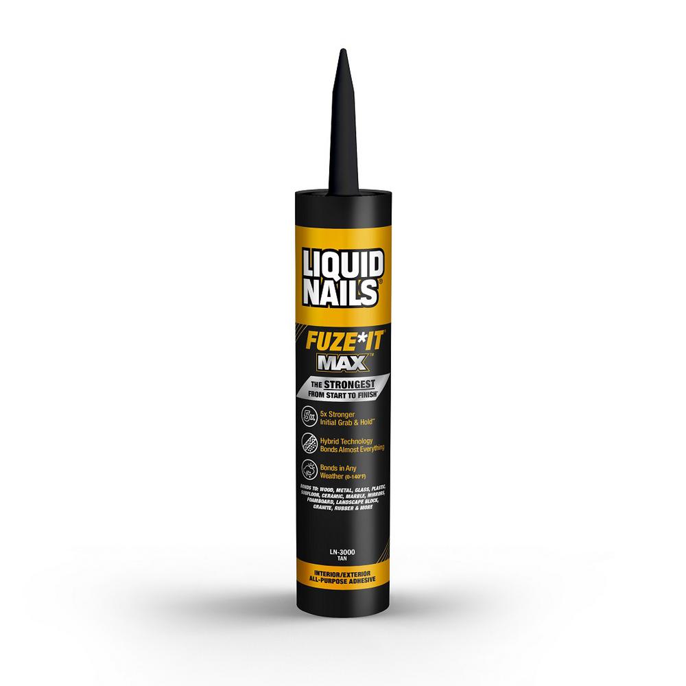 Max 9 Oz. All Surface Construction Adhesive For Interior And Exterior Use