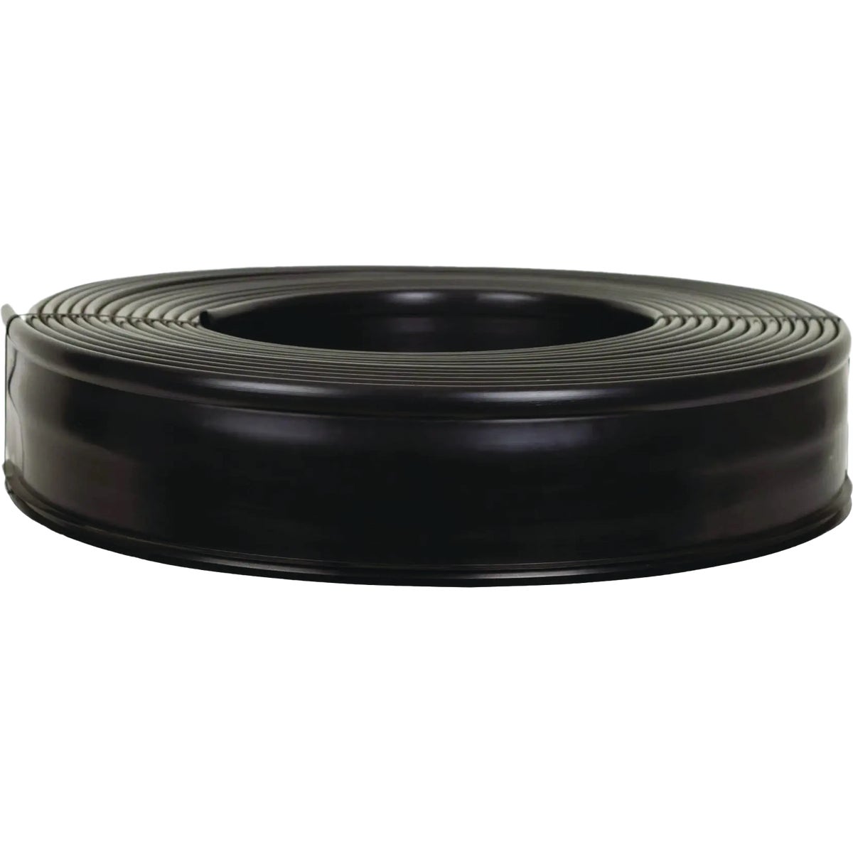 5 Inch X 50 Feet Black Coiled Lawn Edging With Connectors