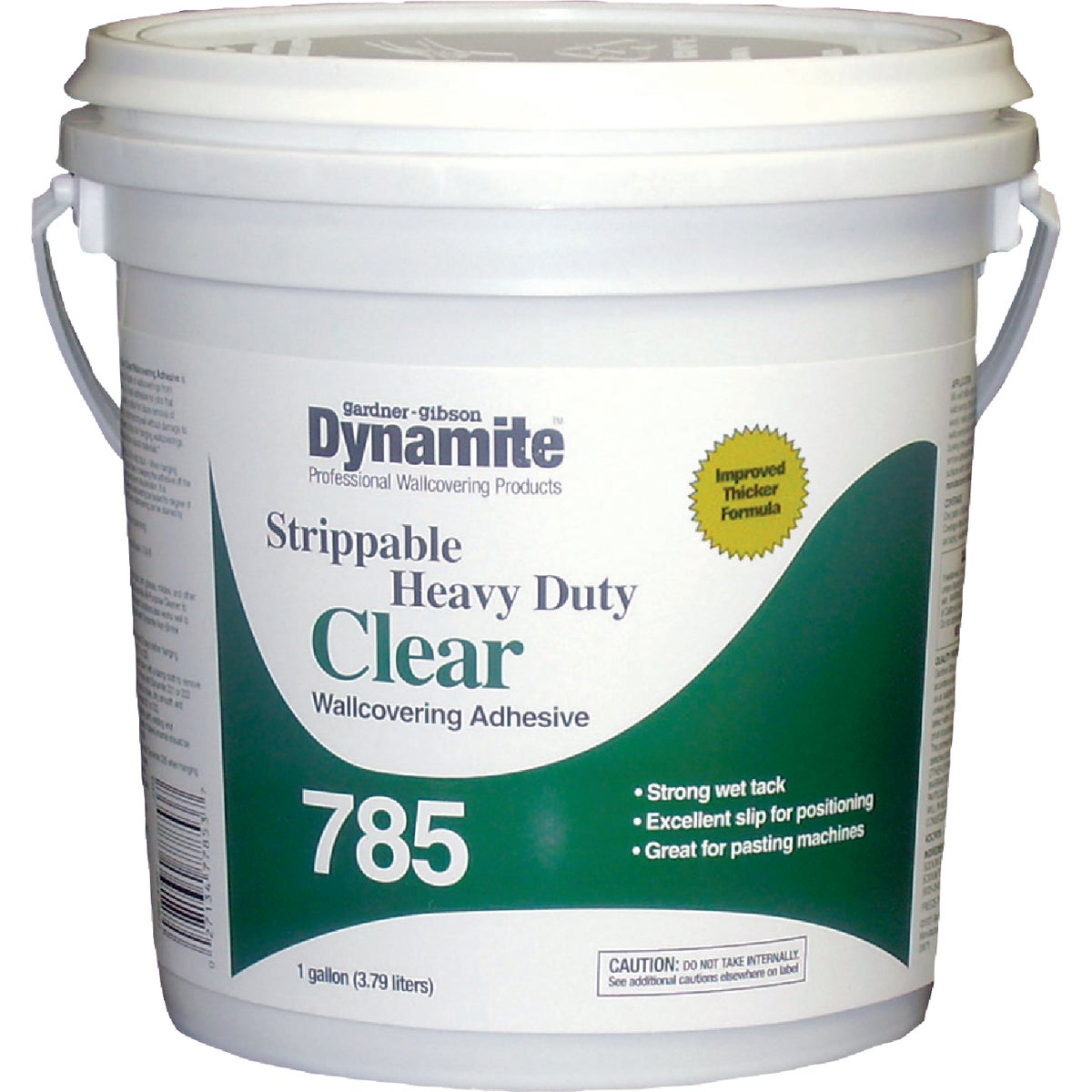 785 Heavy-duty Clear Strippable Wallcovering Adhesive - 1 Gallon