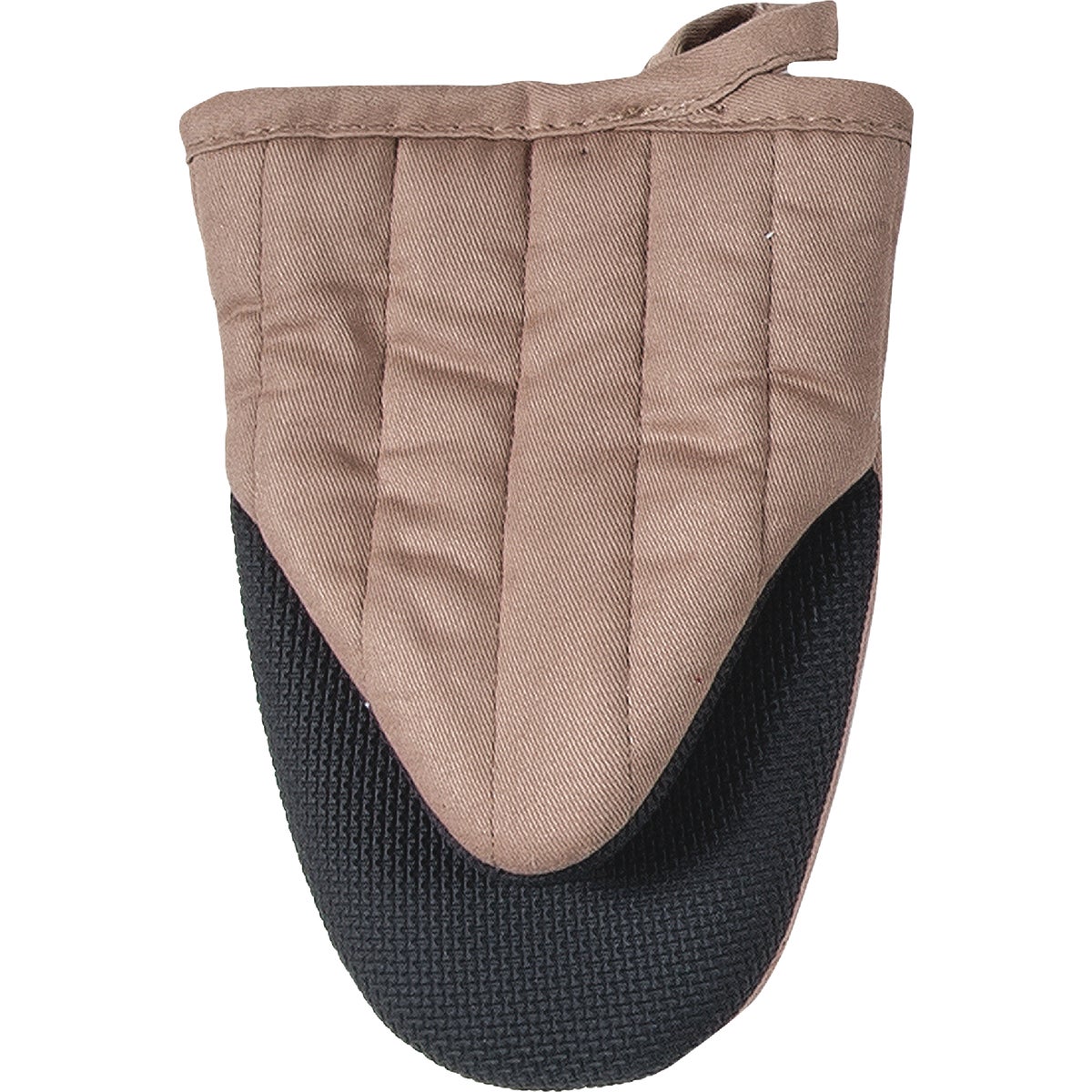 Taupe Grabber Oven Mitt - 5 In. X 7 In. - 100% Cotton