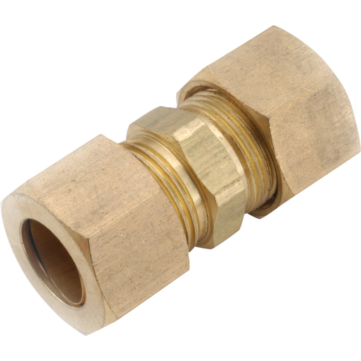 Compression Fitting, Union, Lead Free Brass, 1/8 In.