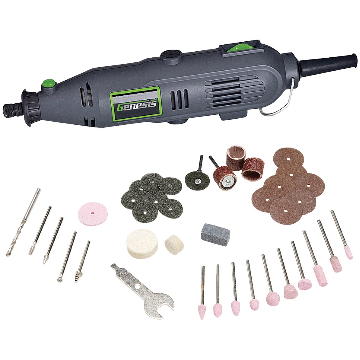 120 Volt 1.0 Amp Variable Speed Electric Rotary Tool Kit With 40 Accessories